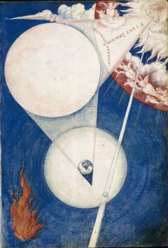 Creación de las luminarias, en De aetatibus mundi imagines (1545-1573), BNE, Francisco de Holanda