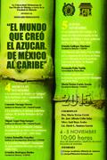 Seminario permanente: "El mundo que creó el azúcar. De México al Caribe"