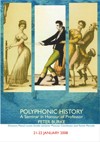 Cartel del seminario Polyphonic History. A Seminar in honor of Professor Peter Burke