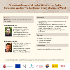 Ciclo de conferencias virtuales «Historias del Caribe»: "Espacios, duraciones y globalización. Los desafios de escribir la historia de Centroamérica y el Caribe" Ciclo de conferencias virtuales «Historias del Caribe»: "Espacios, duraciones y globalización. Los desafios de escribir la historia de Centroamérica y el Caribe"
