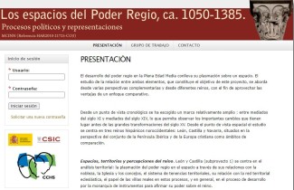 Los espacios del Poder Regio, ca. 1050 - 1385. Procesos políticos y representaciones (LESPOR) Los espacios del Poder Regio, ca. 1050 - 1385. Procesos políticos y representaciones (LESPOR)