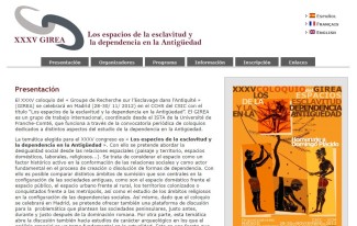 XXXV Coloquio del «Groupe de Recherche sur l’Esclavage dans l’Antiquité» (GIREA)