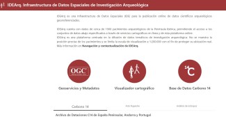 IDEArq. Infraestructura de Datos Espaciales de Investigación Arqueológica IDEArq. Infraestructura de Datos Espaciales de Investigación Arqueológica