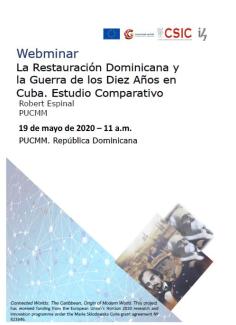 Webminar "La Restauración Dominicana y la Guerra de los Diez Años en Cuba. Estudio comparativo"