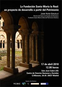 Seminario "La Fundación Santa María la Real: un proyecto de desarrollo a partir del Patrimonio"