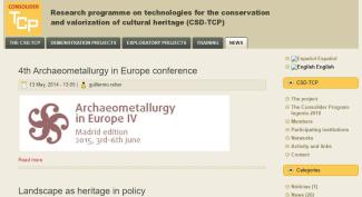 Programa de Investigación en Tecnologías para la conservación y revalorización del Patrimonio Cultural (TCP) Programa de Investigación en Tecnologías para la conservación y revalorización del Patrimonio Cultural (TCP)