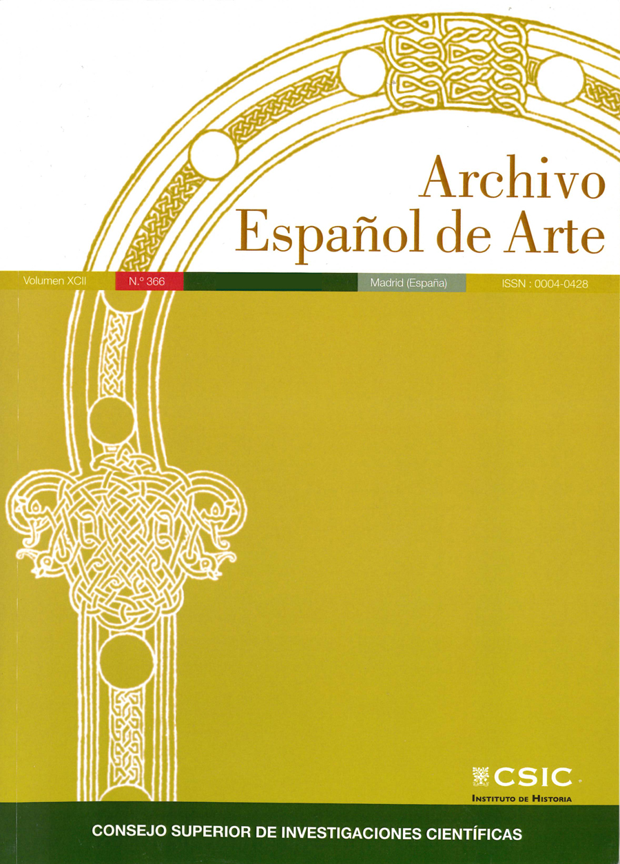 Aparece un nuevo número de "Archivo Español de Arte", revista del Instituto de Historia
