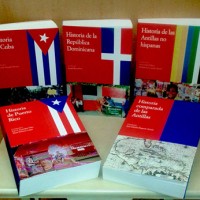 Los 5 libros que componen la colección Historia de las Antillas