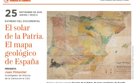 Estreno del documental "El solar de la Patria. Mapa geológico de España"