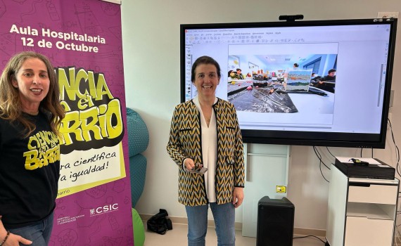 El Instituto de Historia imparte un taller de arqueología en el Hospital 12 de Octubre, dirigido a jóvenes hospitalizados dentro del programa Ciencia en el Barrio