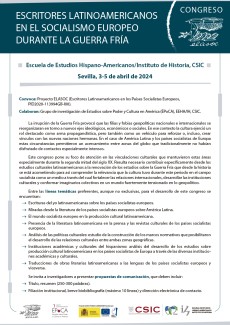 Congreso "Escritores latinoamericanos en el socialismo europeo durante la Guerra Fría"