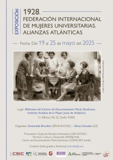 Exposición "1928. Federación Internacional de Mujeres Universitarias. Alianzas Atlánticas"