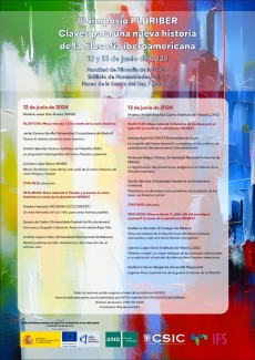 II Simposio PLURIBER: 'Claves para una nueva historia de la filosofía iberoamericana' II Simposio PLURIBER: 'Claves para una nueva historia de la filosofía iberoamericana'