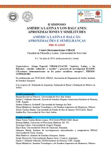 II Simposio “América Latina y los Balcanes: aproximaciones y similitudes”