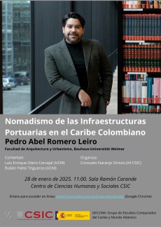 Conferencia "Nomadismo de las Infraestructuras Portuarias en el Caribe Colombiano" organizada por Chelo Naranjo