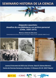 Seminario de Historia de la Ciencia: "Alejandro Lipschütz: desafíos de una biblioteca y un archivo personal (Chile, 1926-1973)"