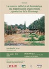 Seminario "La almunia califal de al-Rummaniyya. Una manifestación arquitectónica y productiva de la élite omeya"