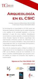 Ciclo de conferencias «La arquelogía en el CSIC»