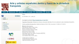 Arte y artistas españoles dentro y fuera de la dictadura franquista Arte y artistas españoles dentro y fuera de la dictadura franquista