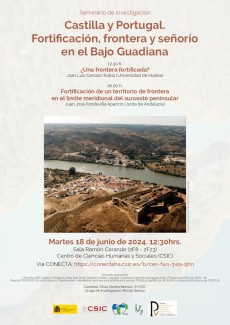 Seminario de investigación: 'Castilla y Portugal. Fortificación, frontera y señorío en el Bajo Guadiana.' Seminario de investigación: 'Castilla y Portugal. Fortificación, frontera y señorío en el Bajo Guadiana.'