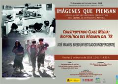 VII Seminario de Cultura Visual 2018 «Imágenes que piensan»: “Construyendo Clase Media: Biopolítica del Régimen del '78”