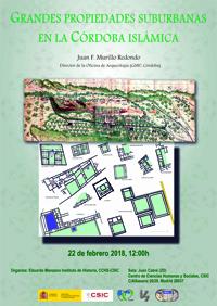 Seminario científico "Grandes propiedades suburbanas en la Córdoba islámica"