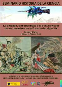 Seminario de Historia de la Ciencia: "La empatía, la modernidad y la cultura visual de los desastres en la Francia del siglo XIX