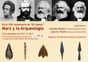 Conferencia y Mesa Redonda: "En el 150º aniversario de "El Capital" Marx y la Arqueología"