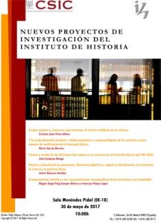 Presentación Nuevos Proyectos de Investigación del Instituto de Historia