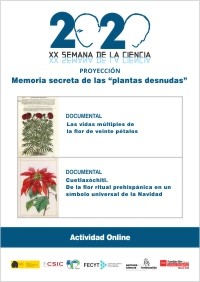 XX Semana de la Ciencia 2020: Memoria secreta de las “plantas desnudas”