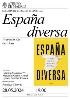 Presentación del libro "España diversa", de Eduardo Manzano (IH) Presentación del libro "España diversa", de Eduardo Manzano (IH)