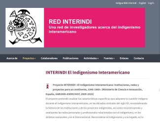 RED INTERINDI. Una red de investigadores acerca del indigenismo interamericano RED INTERINDI. Una red de investigadores acerca del indigenismo interamericano