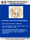 Seminario de Estudios Internacionales: "Religión y política internacional"