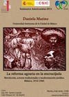 Seminarios Americanistas 2013: "La reforma agraria en la encrucijada. Revolución, actores tradicionales y modernización jurídica. México 1910-1940"