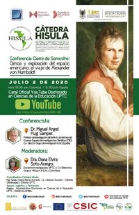 Webinar "Ciencia y exploración del espacio americano: el viaje de Alexander von Humboldt"